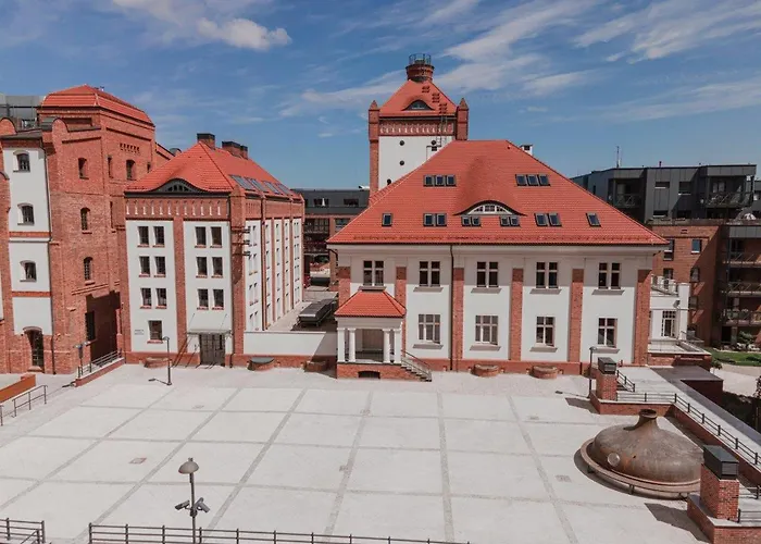 Dyrektora By Browar Hevelius Lägenhet *